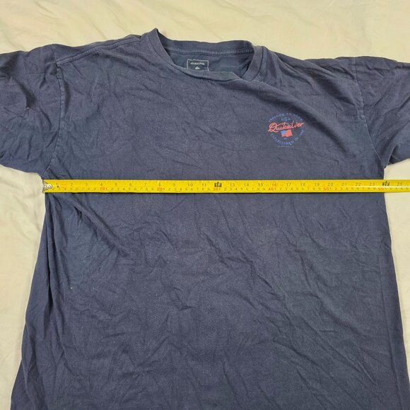 Quiksilver Freedom To Roam American Flag Mens Size 2XL Black Shirt Casual Walk - Picture 5 of 8